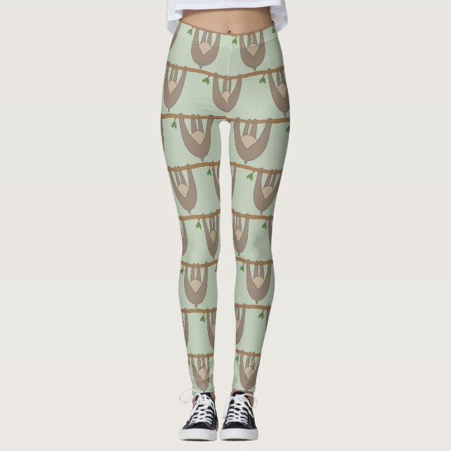 Leggings Sloth Butt Hanging Sloth (Devant)