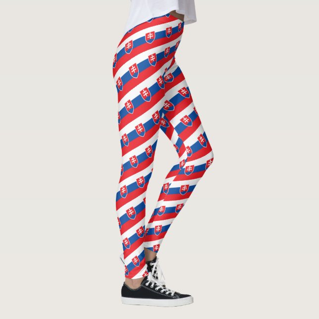 Leggings Slovaquie et Slovaquie Drapeau, mode, fan de voyag (Droite)