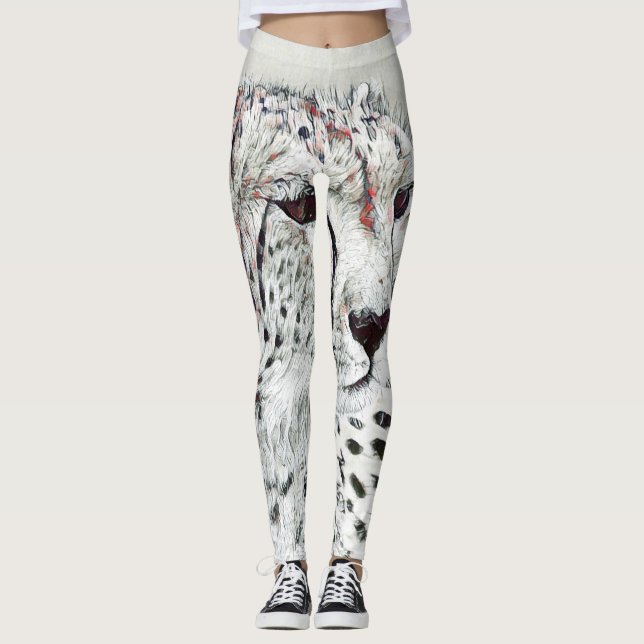 Leggings smartmix animal - guépard (Devant)