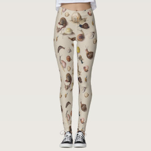 Leggings Snail Slug Garden Pet Gastropod
