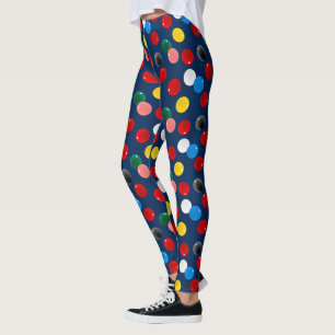 Leggings Snooker Player Billard coloré