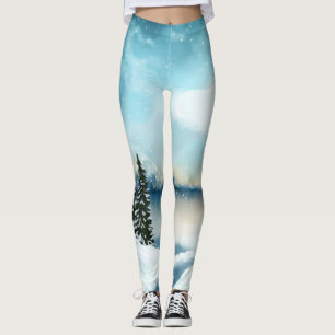 Leggings Snowy pine