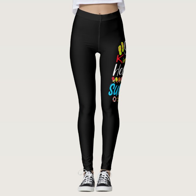 Leggings So Long Kindergarten Hello Summer (Devant)