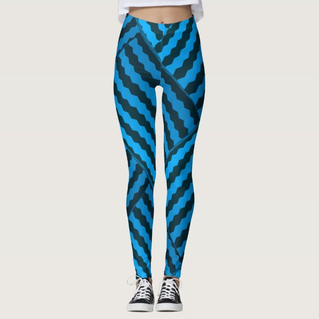 Leggings Socialite Wild & Crazy Checks Motif (Devant)