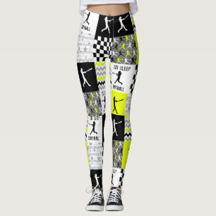 Leggings Softball Jaune Sleep 