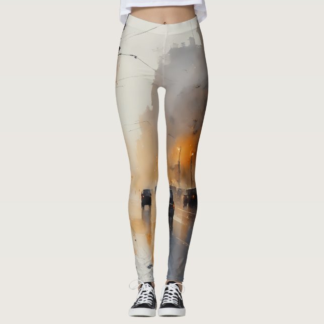 Leggings Soirée urbaine (Devant)