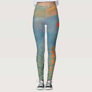 Leggings Soleil de l'impression Claude Monet