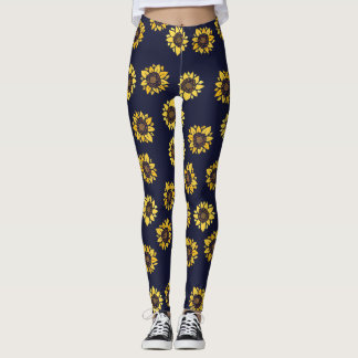 Leggings Soleil d'été tournesol