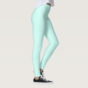 Leggings Solide camée vert menthe doux turquoise