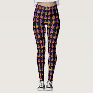 Leggings Sorcière citrouille