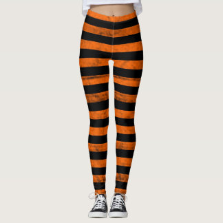Leggings Sorcière d'Halloween rayée