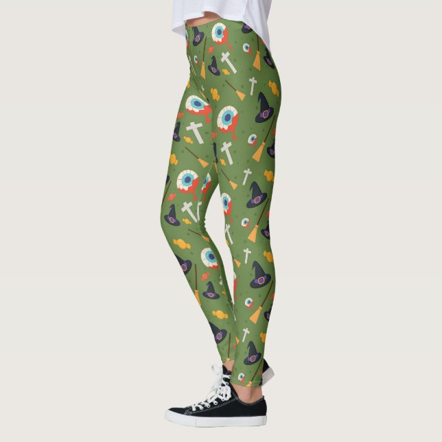 Leggings Sorcière effrayante (Gauche)