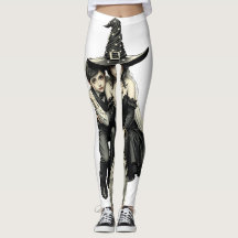 Sorcière et garçon d'Halloween : Duo magique sombr