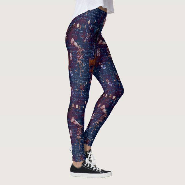 Leggings Sorcière Euphemia Bleu Foncé Femmes (Droite)