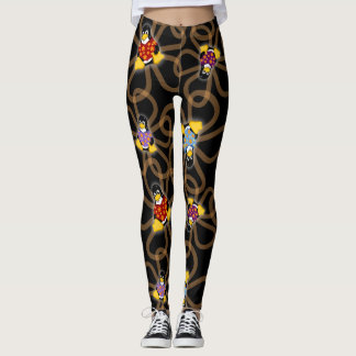 Leggings Soudainement guêtres de pingouins (foncées)
