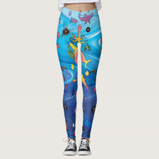 Leggings Sous la mer