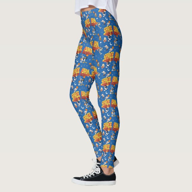 Leggings SPACE JAM™ TUNE SQUAD™ Motif Espace Extérieur (Gauche)
