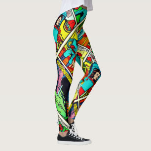 Leggings SpaceHawk, Martians et une bande dessinée Damsel