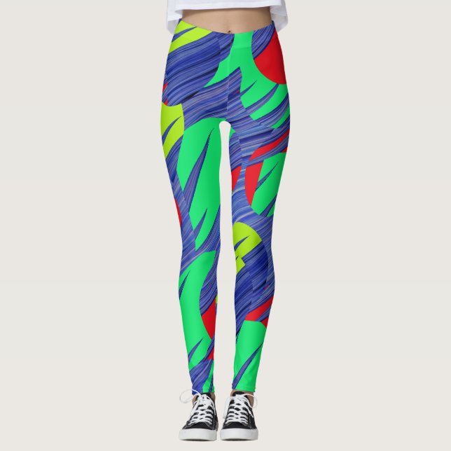 Leggings Spécial Noël multicolore "Ratti_Creative_Arts" (Devant)