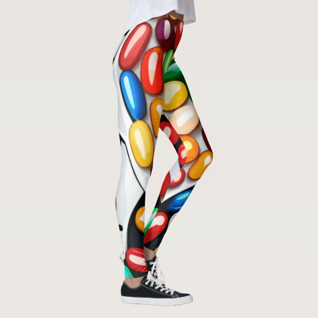 Leggings Spectre de douceur : Jelly Beans in Technicolor (Droite)