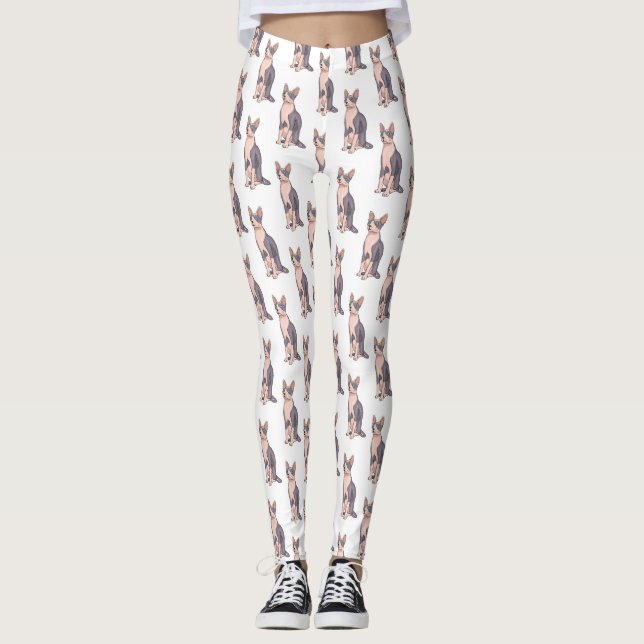 Leggings Sphynx cat (Devant)