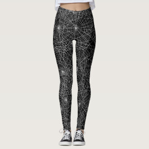 Leggings Spiderweb Goth Dark Halloween esthétique