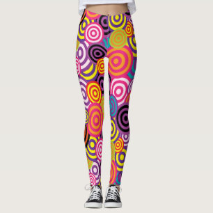Leggings Spirales psychédéliques Été branché