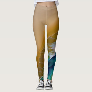 Leggings Splash ! Bulles colorées Jambes Abstraites