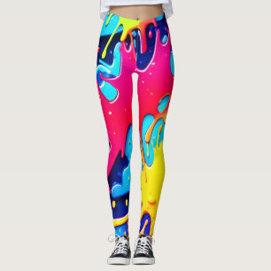 Leggings Splatterfest : un chaos coloré