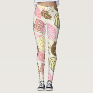 Leggings Splendor d'automne : Motif sans feuille