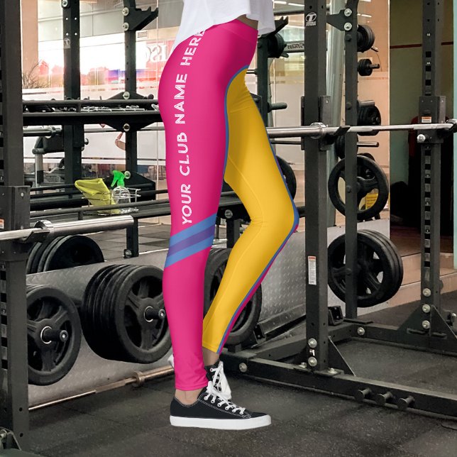 Leggings Sports personnalisables Votre NOM/Votre CLUB (Créateur téléchargé)