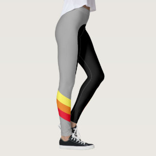Leggings Sporty Red/Orange/Jaune