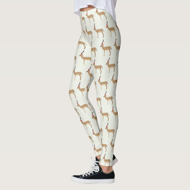 Leggings Springbok de Noël (Gauche)