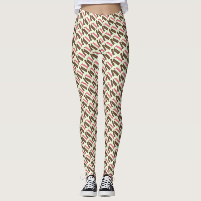 Leggings Spumoni Italien Gelato Crème de glace Dessert Spum (Devant)