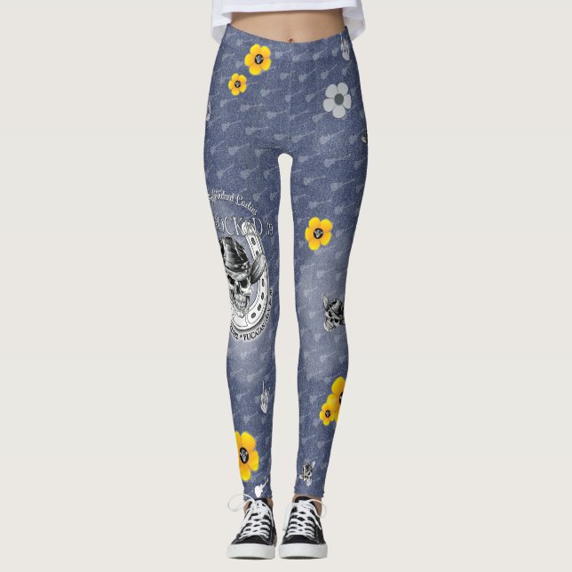 Leggings sr19, métal, basculent dur, assez mauvais, dames, (Devant)