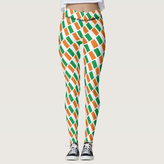 Leggings St Patrick's Day IRLANDAIS Christian DIRIGE VOTRE  (Devant)