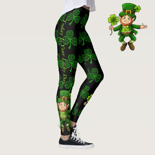 Leggings St. Patrick's Day Your Lucky Day Green Shamrocks