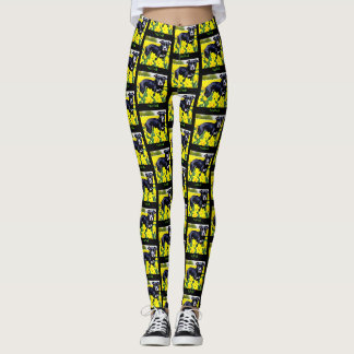 Leggings Staffodil - Staffy dans les jonquilles