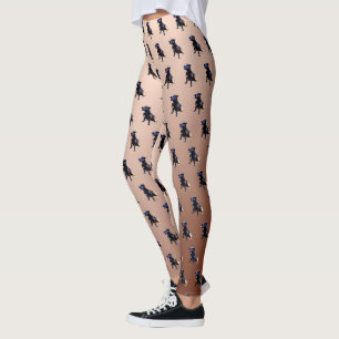 Leggings Staffordshire Terrier Huile Peinture, Dames Leggin