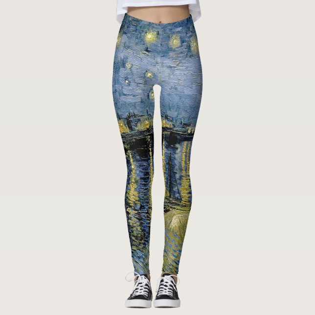 Leggings Starry Night Vincent van Gogh (Devant)