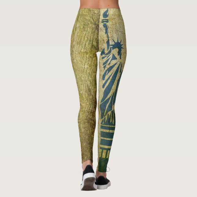 Leggings Statue de la Liberté - Légendes des femmes (Dos)