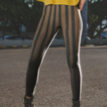 Leggings Steampunk Brown Black Stripes<br><div class="desc">Cette conception a été créée par art numérique. Elle peut être personnalisée en cliquant sur le bouton personnaliser et en modifiant la couleur, en ajoutant un nom, des initiales ou vos mots préférés. Contactez-moi à l'adresse colorflowcreations@gmail.com si vous souhaitez que ce design soit disponible sur un autre produit. Achetez ma...</div>