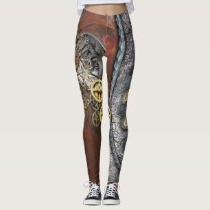 Leggings Steampunk en cuir