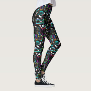 Leggings Stew de formes métalliques tordues et colorées ? l