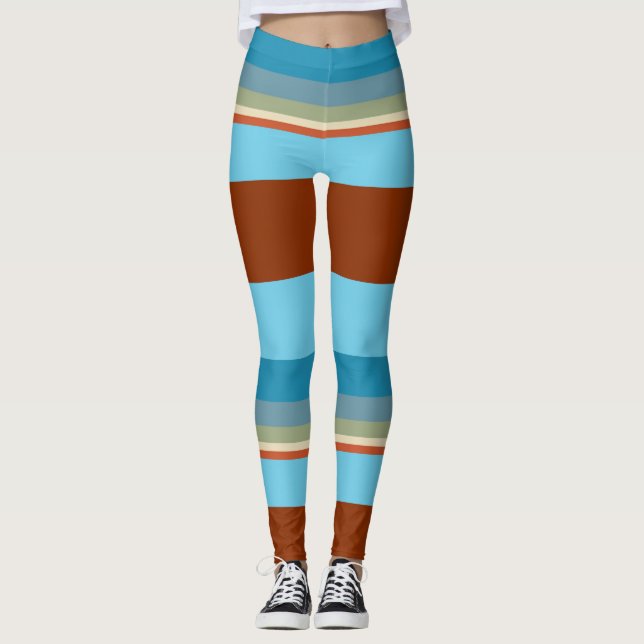 Leggings Stripes du sud-ouest 23 (Devant)