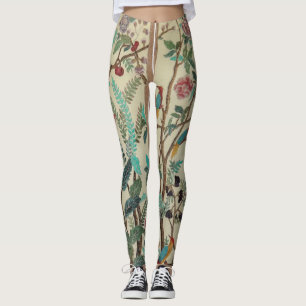 LEGGINGS STRIPES FLORALES