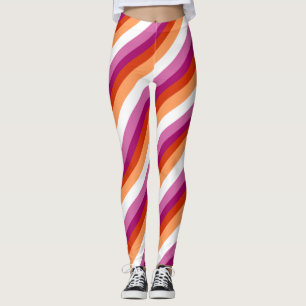 Leggings Stripes lesbiennes Lesbian Pride