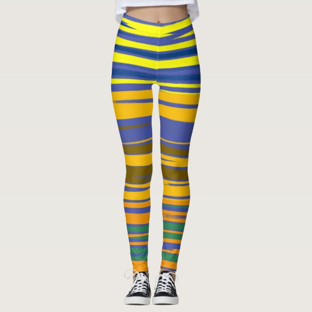 Leggings Stripes Pattern (Devant)