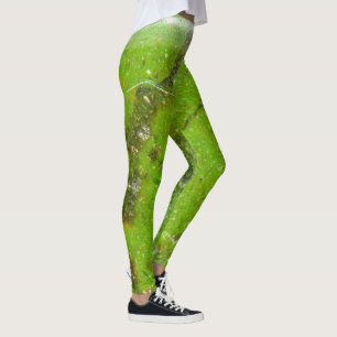 Leggings Structure de texture de pierre semi-précieuse