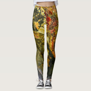 Leggings Structure de texture en pierre de taille semi-préc